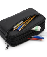 Estuche Plumier Triple Cremallera MP - Color Negro
