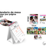 Calendario de mesa 2027 Mejores Amigos 17x20cm un mes por página - Cervantes